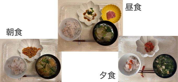 お客様の食事例