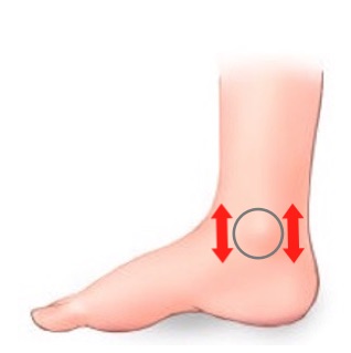 内くるぶし圧通点