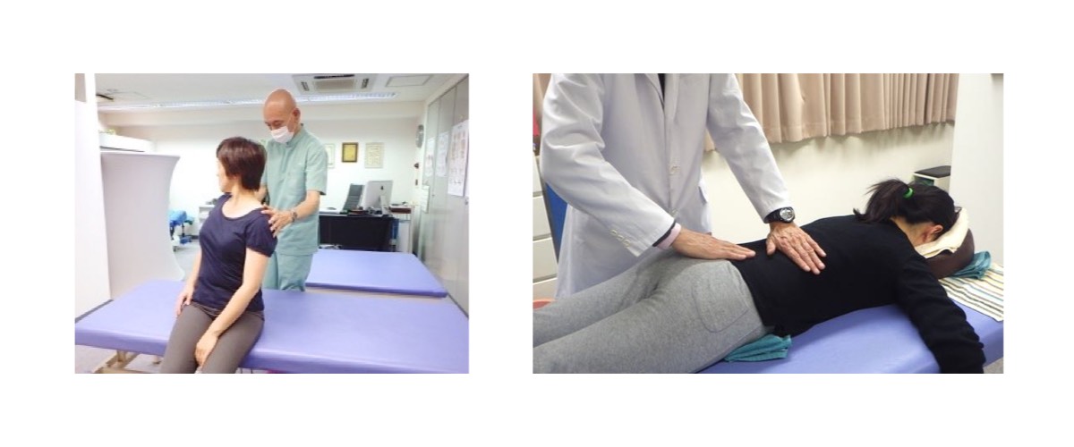 腰痛解消のセッション風景1
